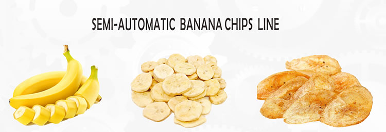 Banana Chips Production Line Fruit And Vegetable Chips Making Machine